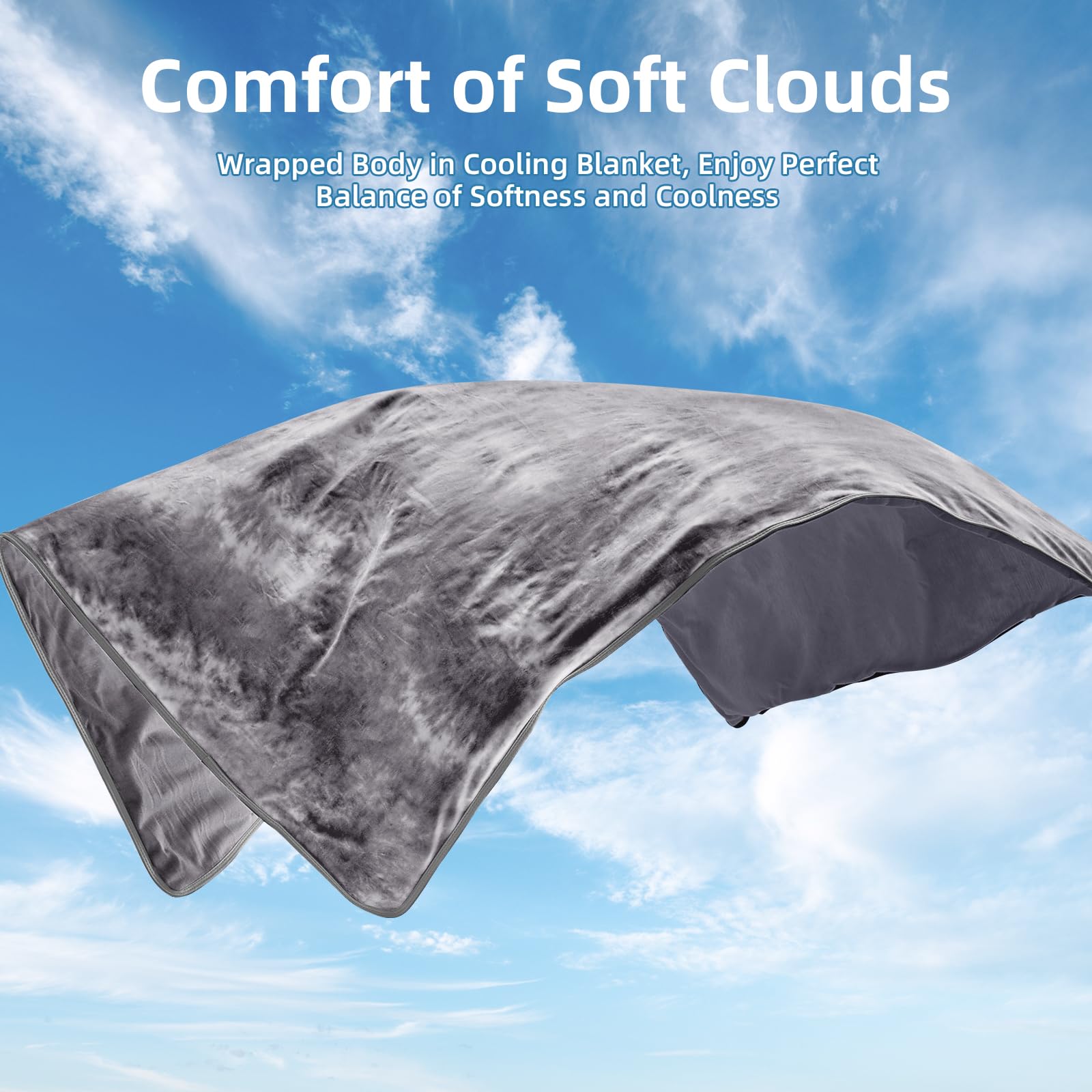 inhand cooling blanket king size 90x108 ideal for two sleepers