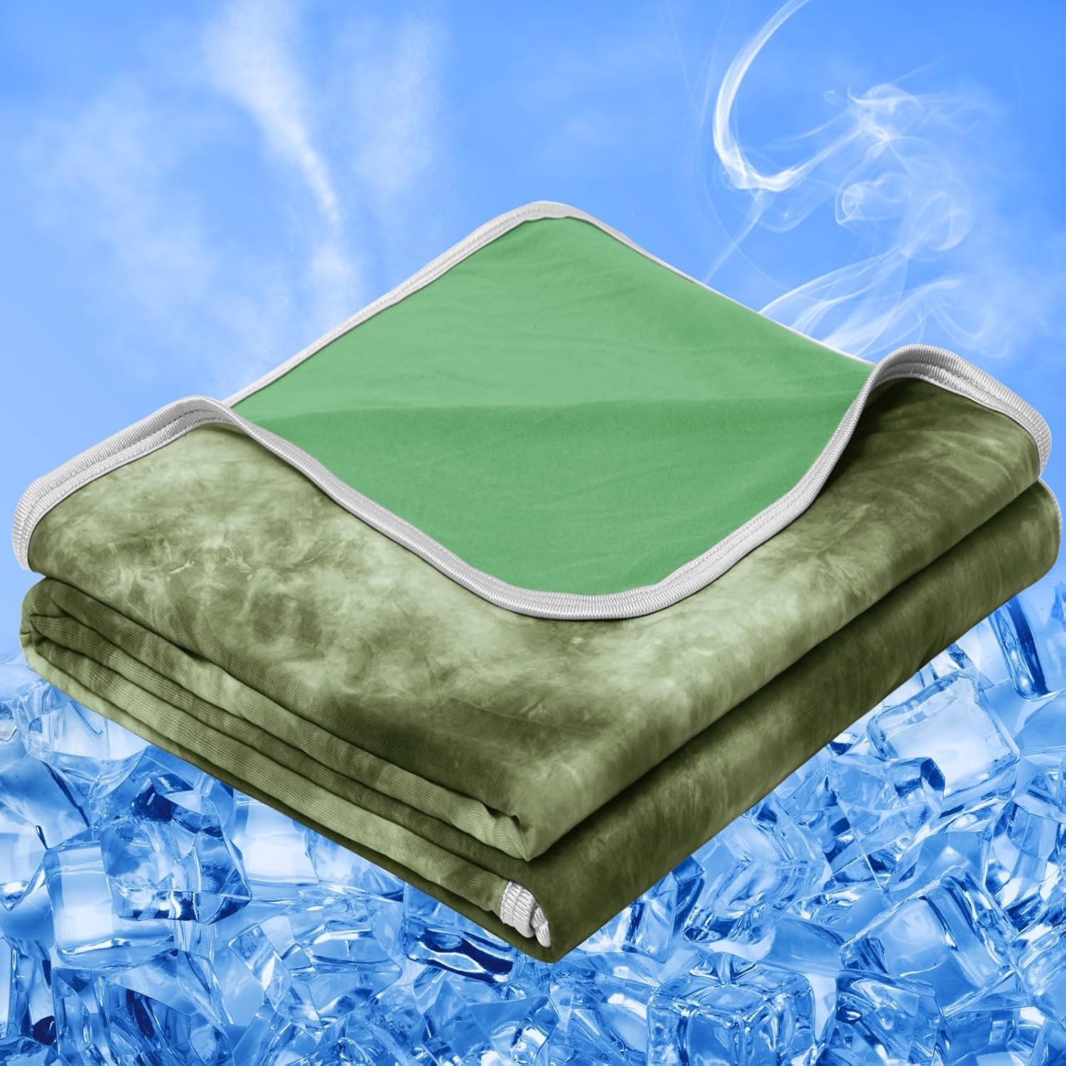 inhand cooling blanket queen 90x90 with arc-chill fabric cools the skin for a comfortable night