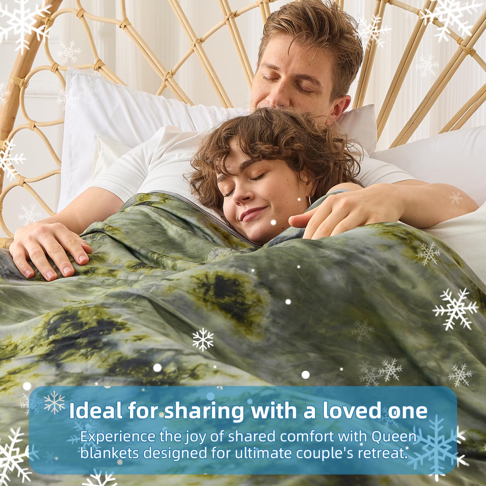 inhand cooling blanket ideal for summer use on bed or couch