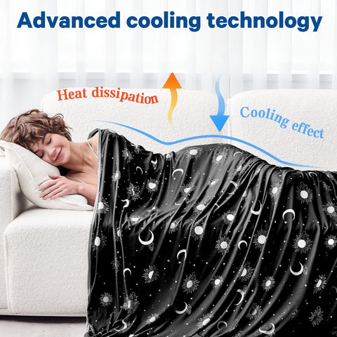 inhand cooling blanket ideal for travel and camping