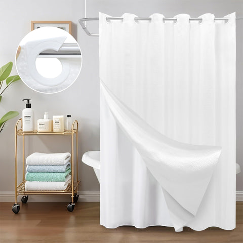 INHOUSOLU machine-washable curtain offers easy care.