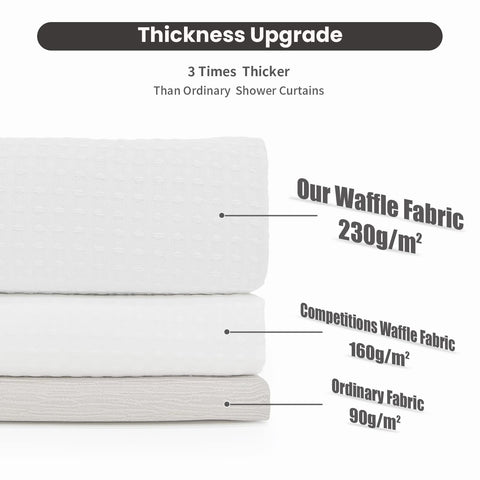 INHOUSOLU magnetic weighted bottom keeps layers steady during showers.