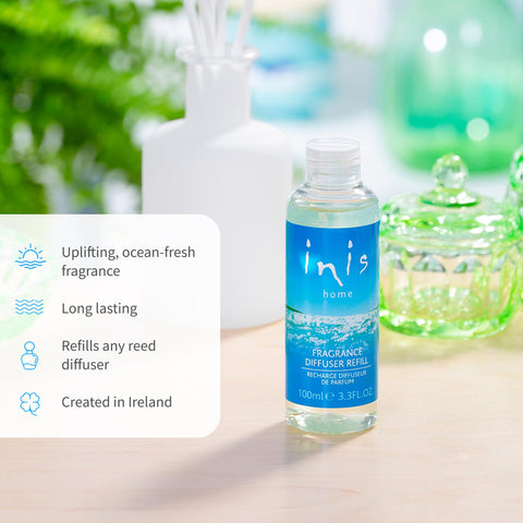 Inis diffuser refill in use to refresh ambiance