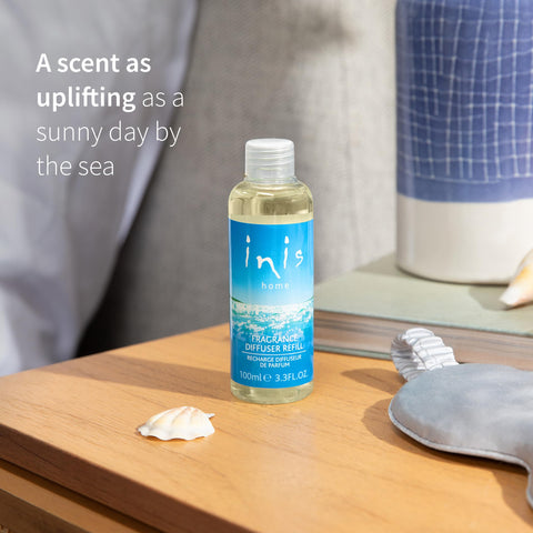 Inis Ocean Fresh scent enhances a calm coastal atmosphere