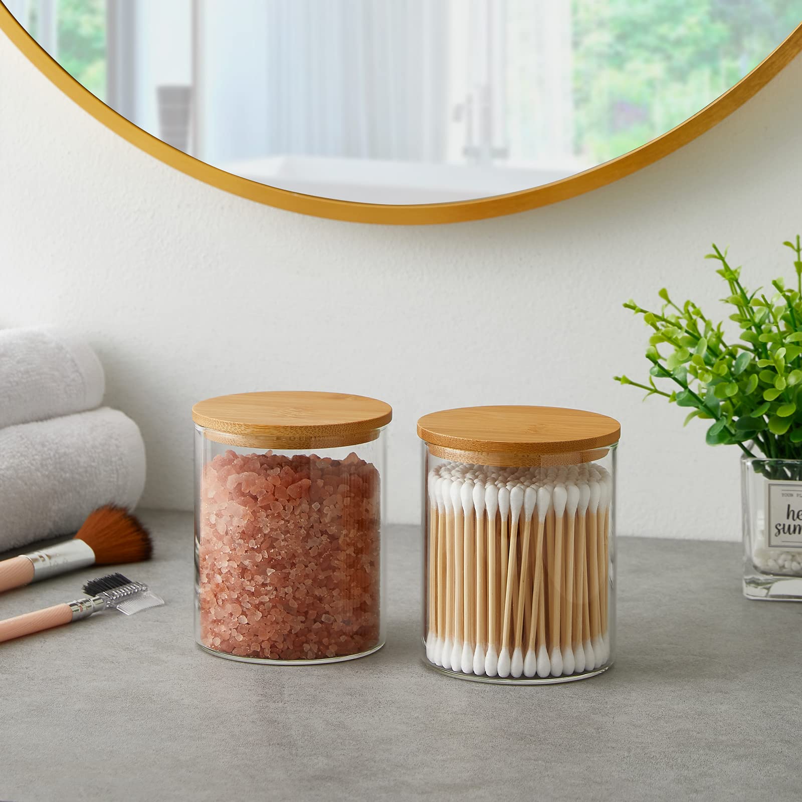 INIUNIK essential bathroom accessory for tidy countertop organization.