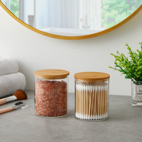INIUNIK essential bathroom accessory for tidy countertop organization.