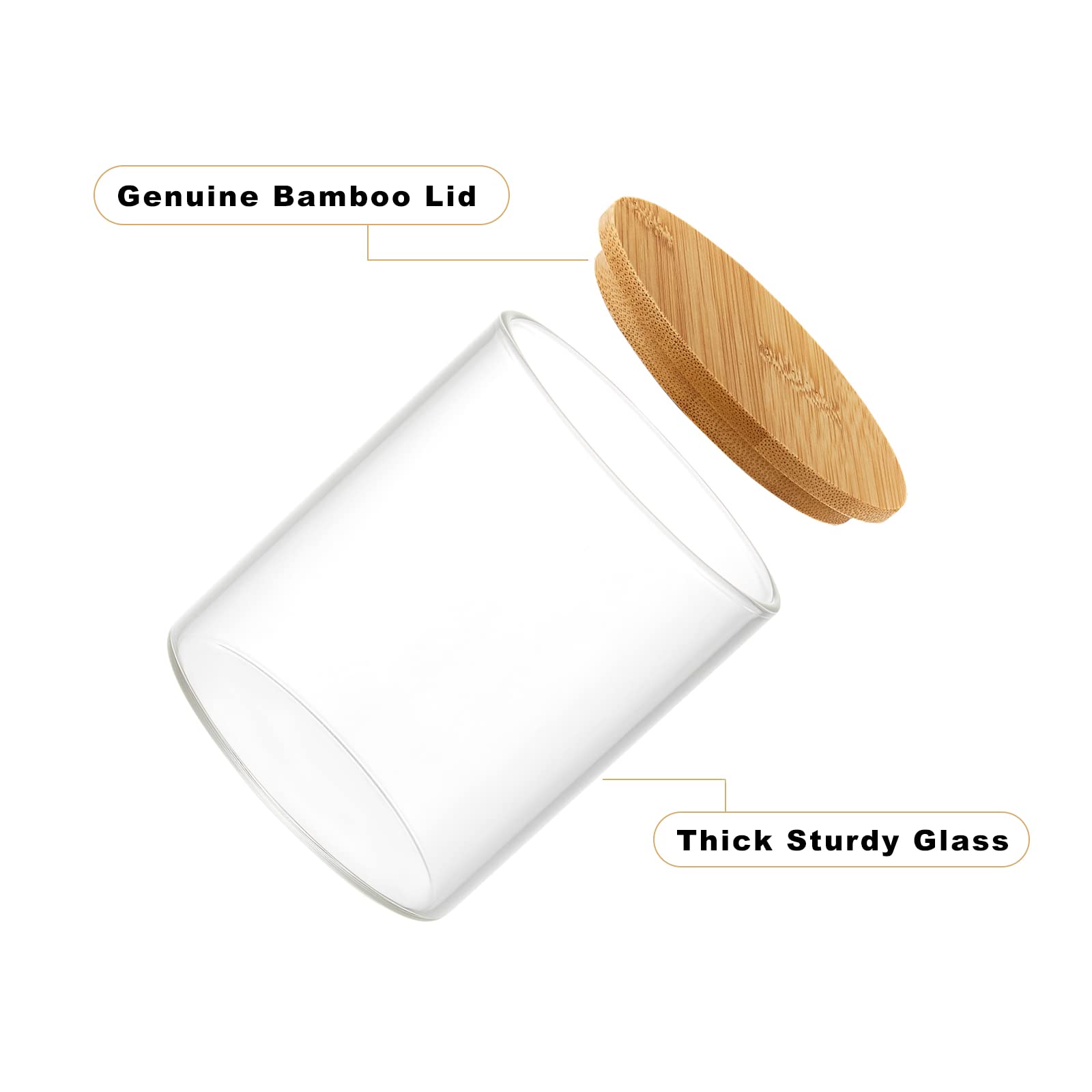 INIUNIK packaging four jars emphasizes versatile storage in a single set.