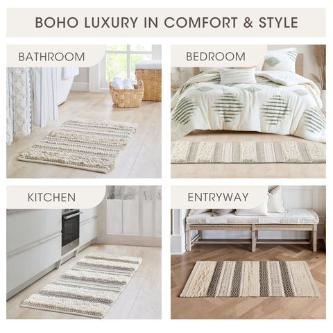 INK+IVY machine washable rug for easy care and refresh.