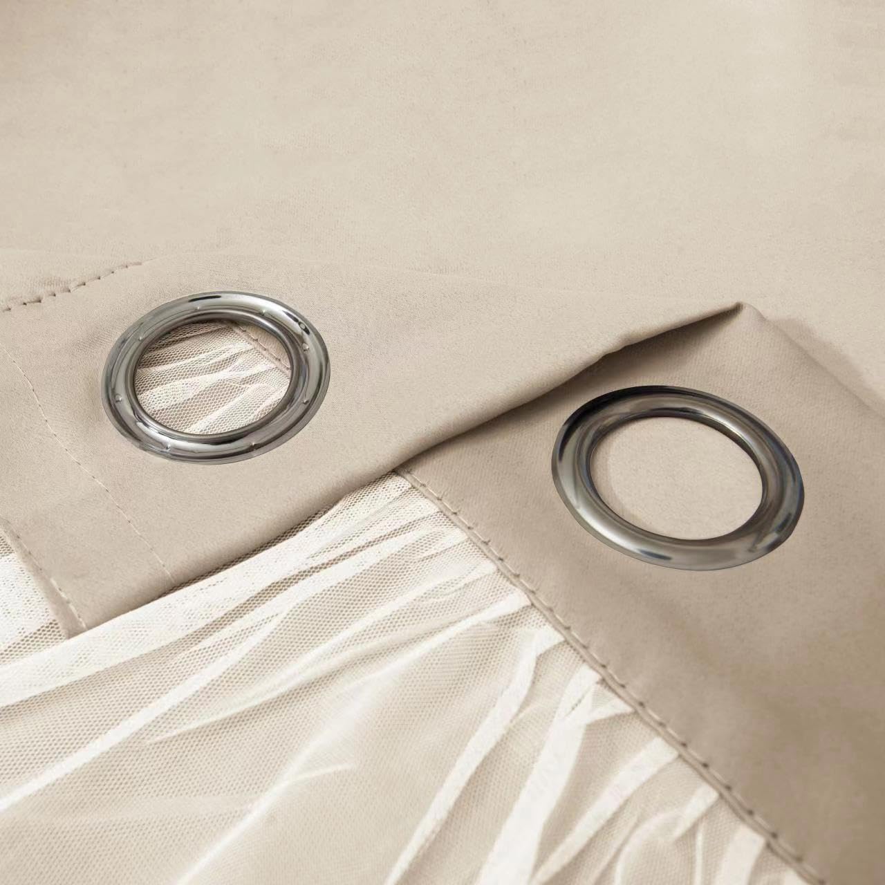 Two-panel set shown in a cozy bedroom for restful evenings.