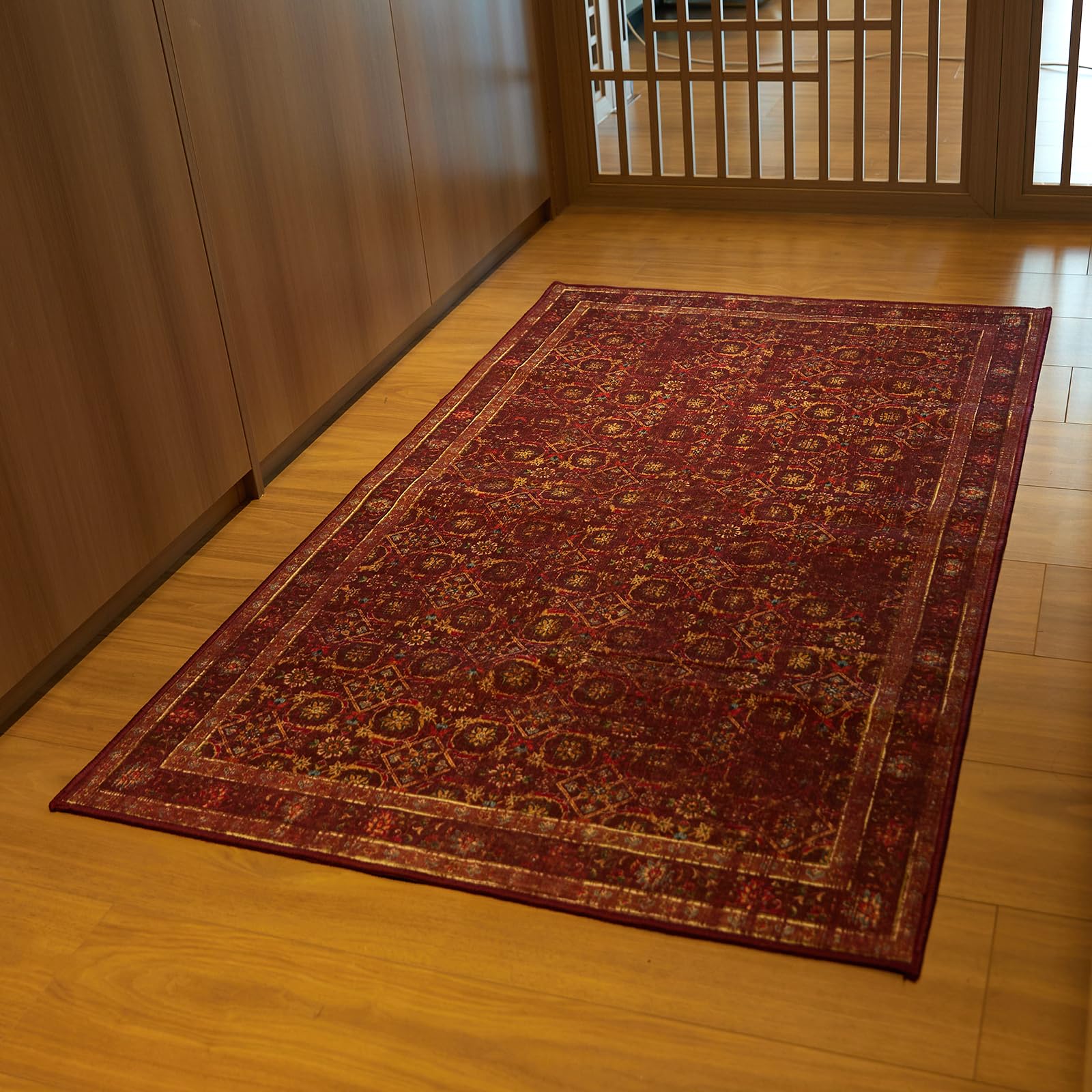 Inlume 3x5 soft washable area rug with plush comfort for living rooms