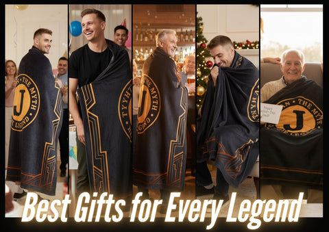 InnoBeta Legend Initial Plush Throw folded on bed, soft layering for warmth.