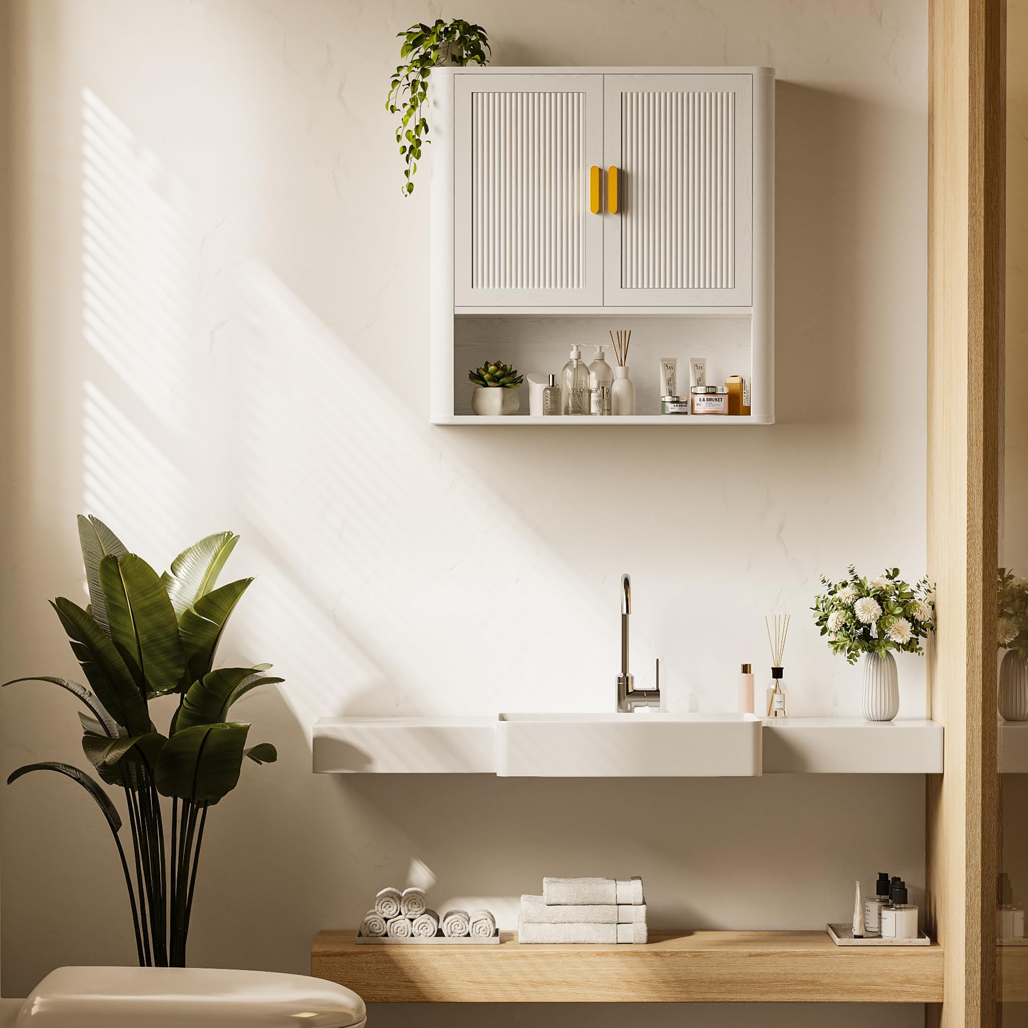 INNOD PB and MDF construction resists moisture and protects items.