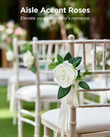 InnoGear lasting white roses maintain vibrant look