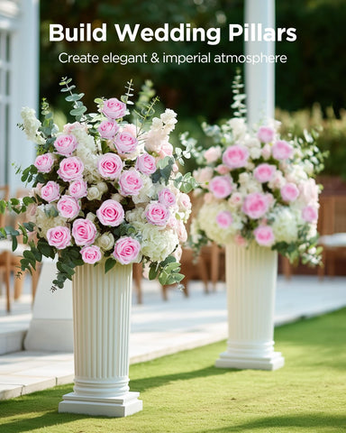 InnoGear pink roses used as party decorations and backdrops