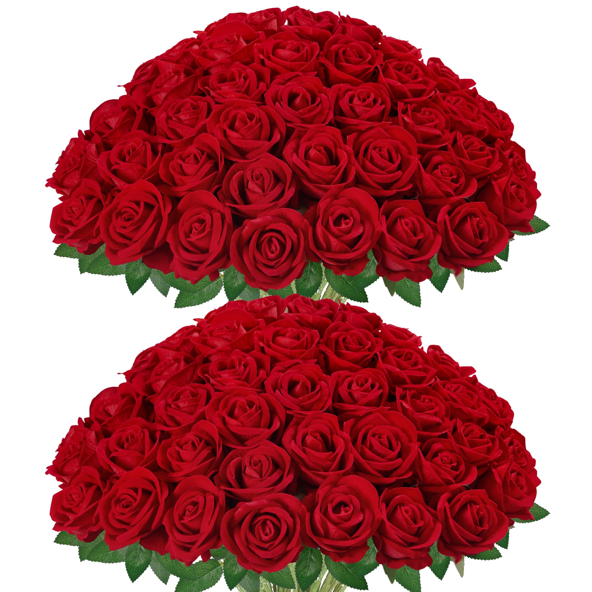 InnoGear red silk roses centerpieces for durable, everlasting décor.