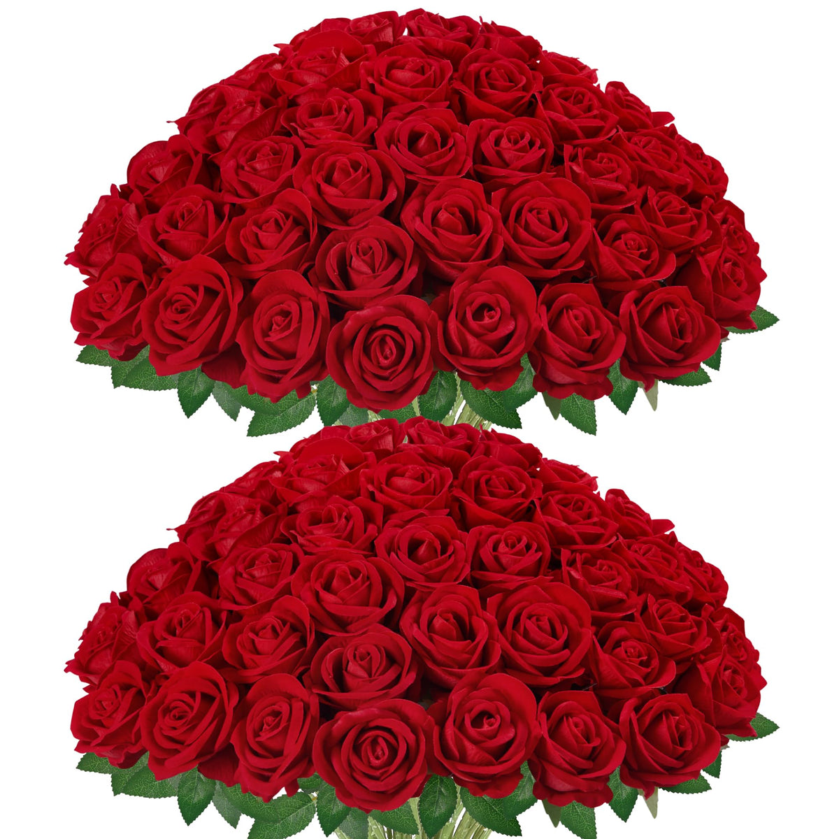 InnoGear red silk roses centerpieces for durable, everlasting décor.