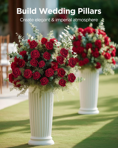 InnoGear red silk roses home décor pieces that stay vibrant.