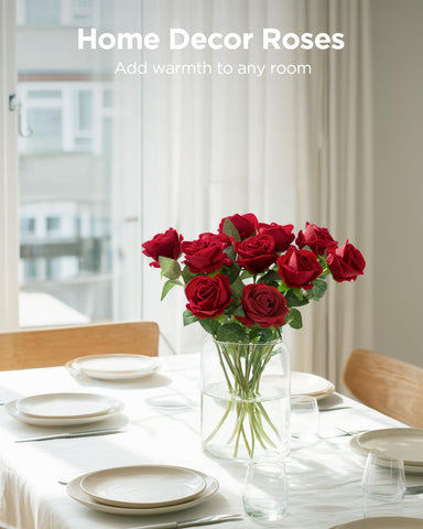 InnoGear room decor rose display adds color and charm.