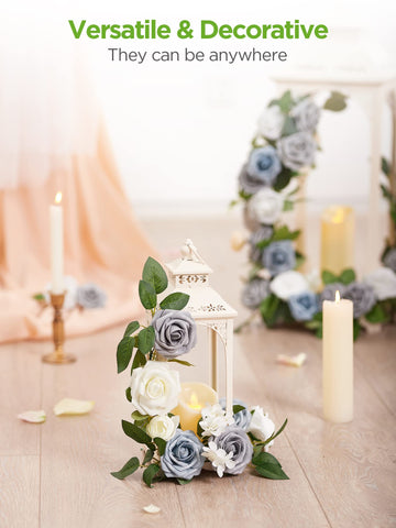 InnoGear wedding centerpiece with foam roses for elegant decor