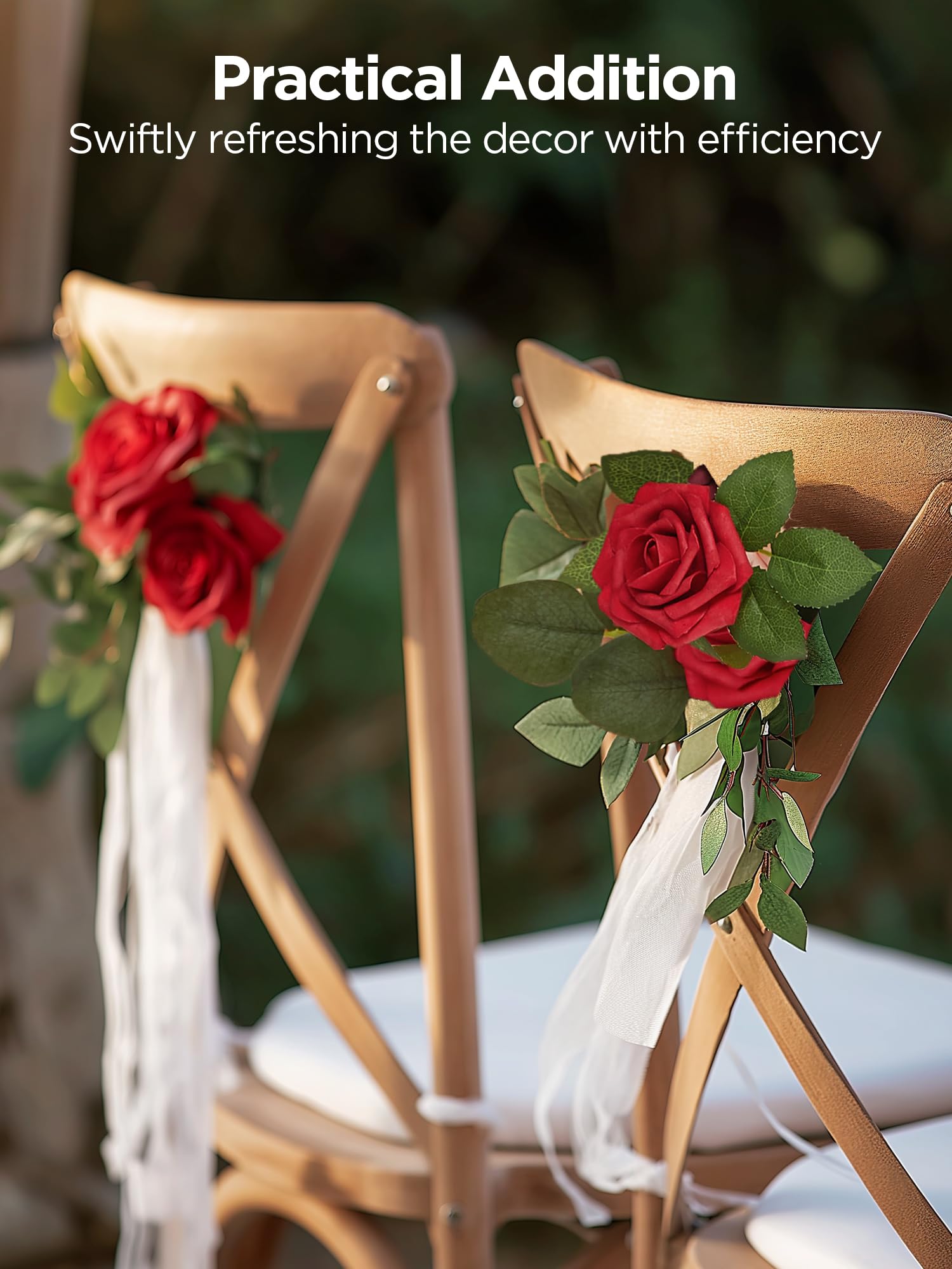 InnoGear wedding decor foam roses for elegant centerpieces.