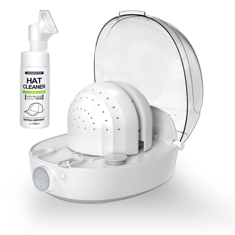 INNOPAW Cap Care Machine steam action gently reshapes hats.