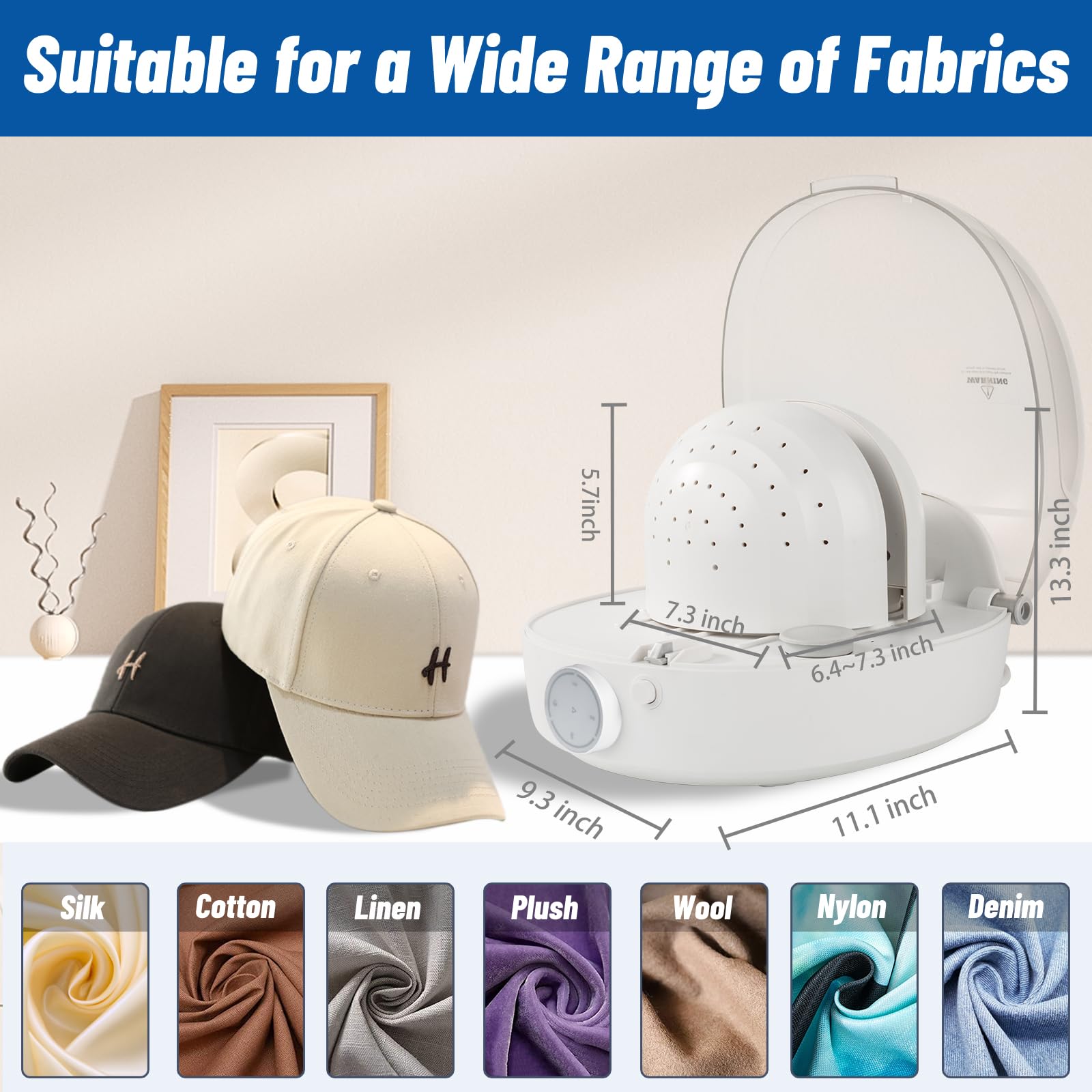 INNOPAW natural-air-drying stage demonstrates gentle hat shaping and setting