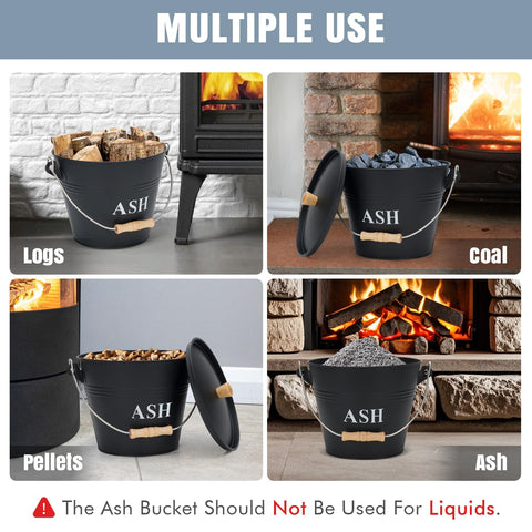 INNO STAGE multiuse fireplace tool set for quick cleanup.