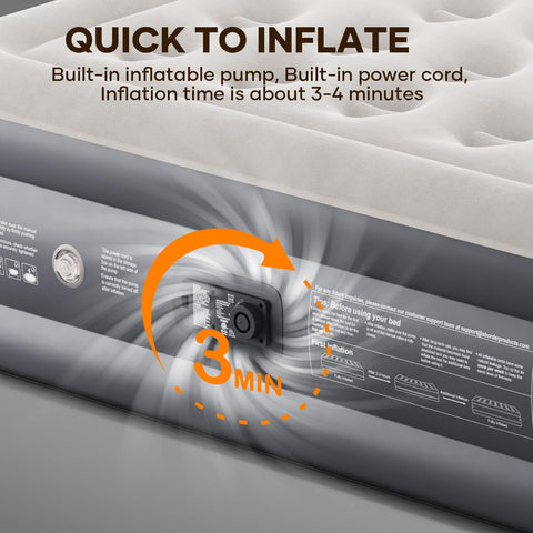 InnoTruth quiet non-slip base keeps the mattress in place.