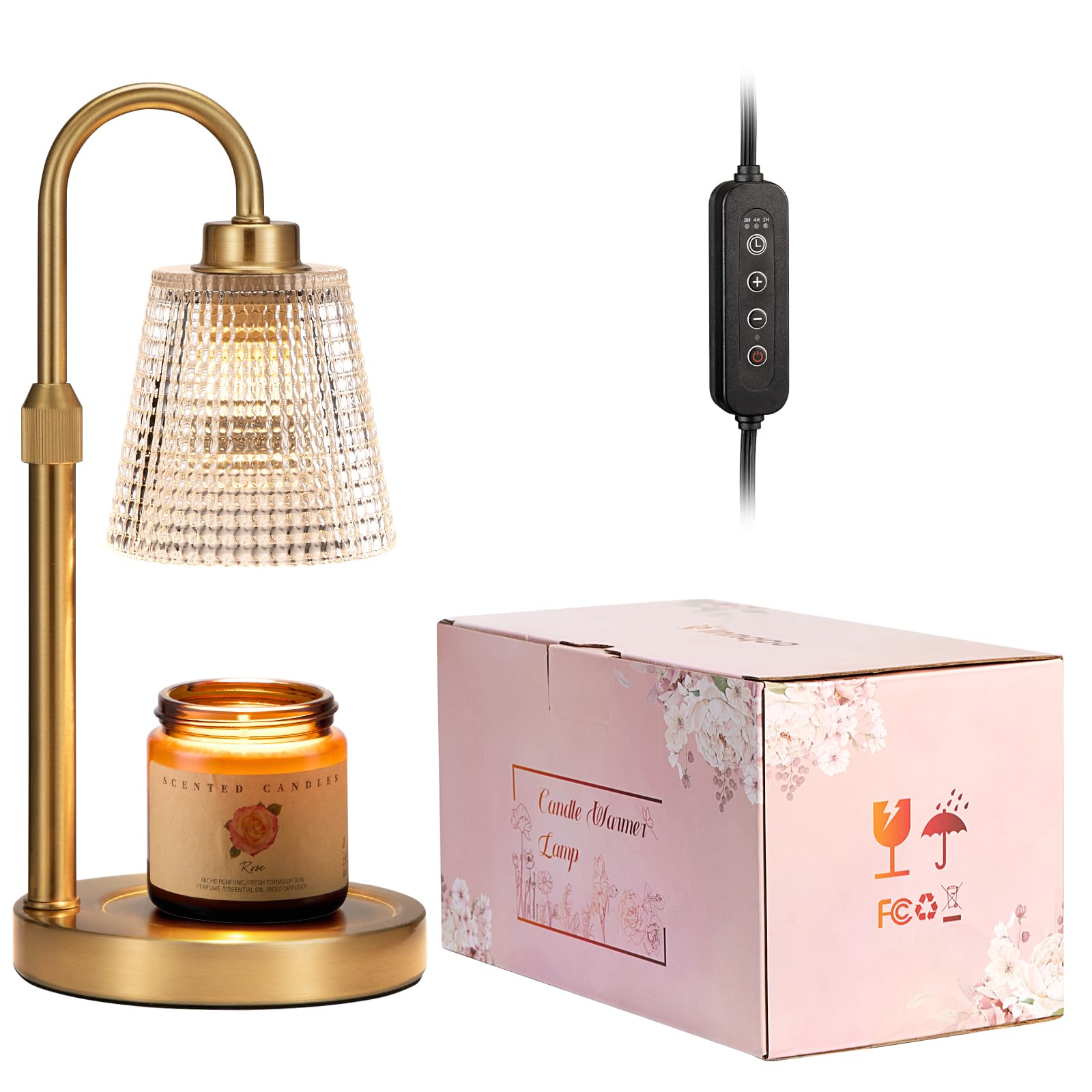 Innqoo Gold Candle Warmer gift-pack ready for gifting occasions.