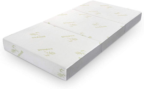 Inofia twin folding mattress cover close-up highlighting ultra-soft jacquard surface for cozy nights