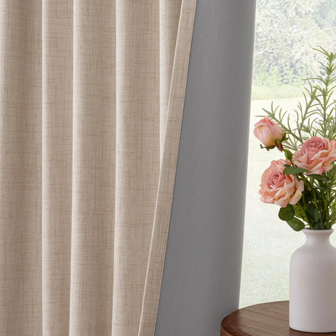INOVADAY 84-inch curtains create a floor-skimming, elegant look in living rooms.