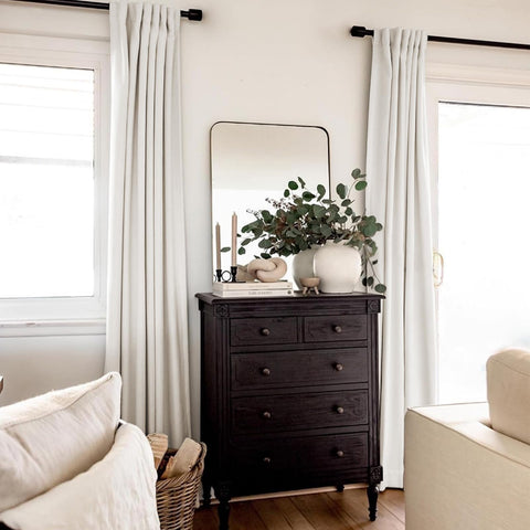 INOVADAY clip rings option curtains (rings not included) for smooth sliding