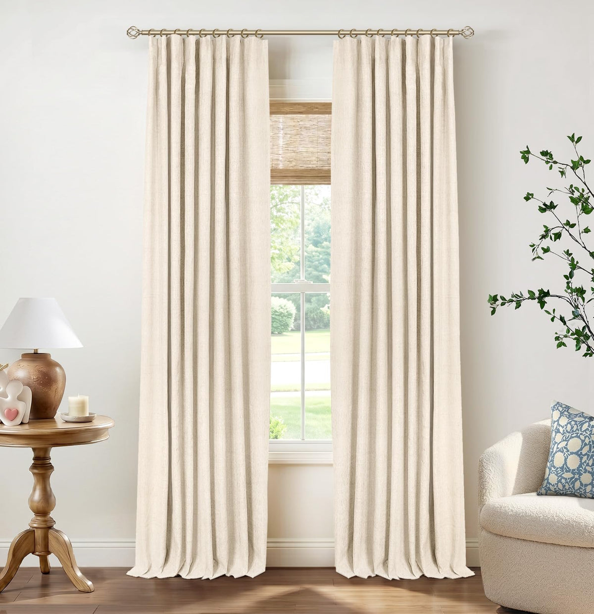 INOVADAY cream blackout curtains blocking light for undisturbed daytime naps