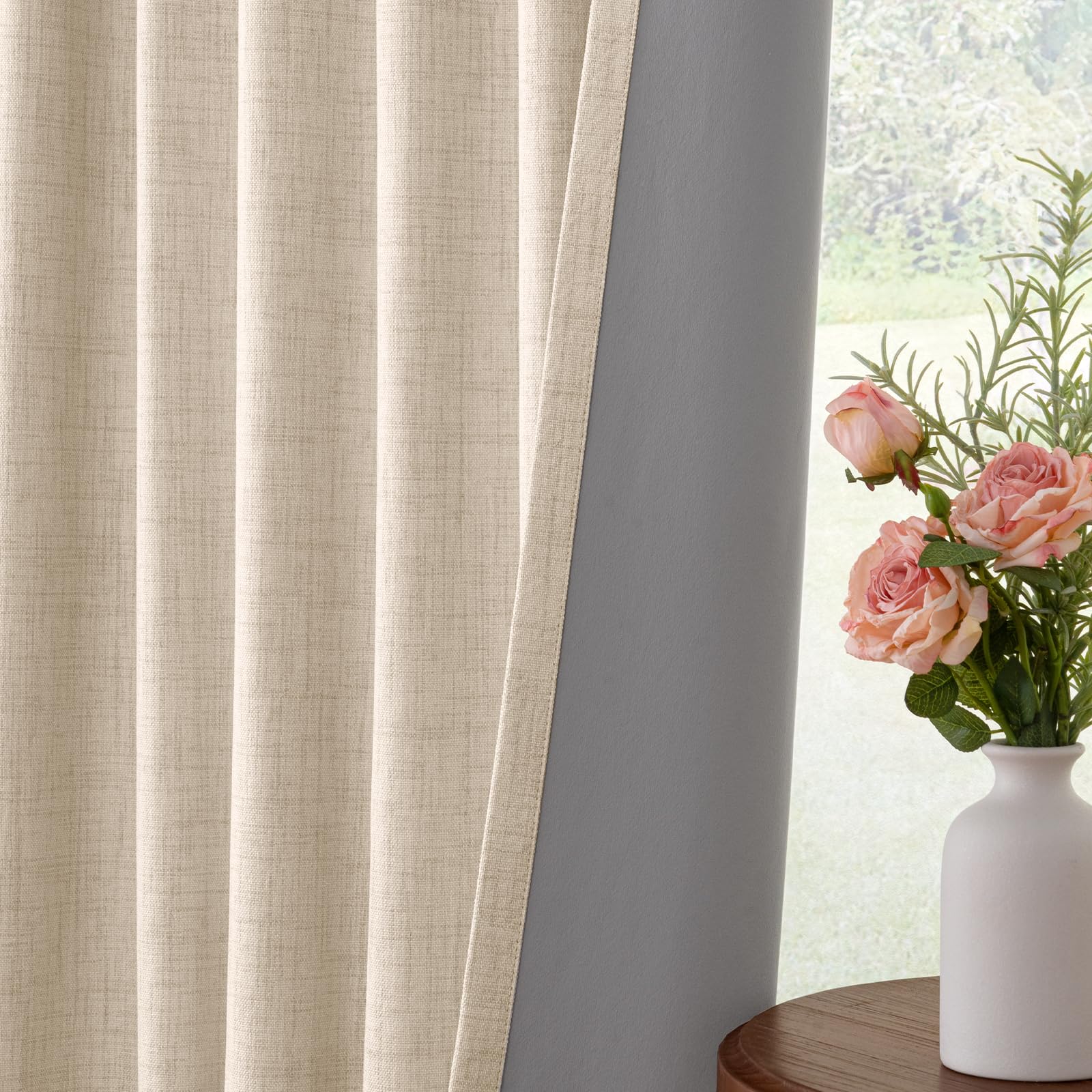 INOVADAY curtains are machine washable for straightforward upkeep and lasting softness
