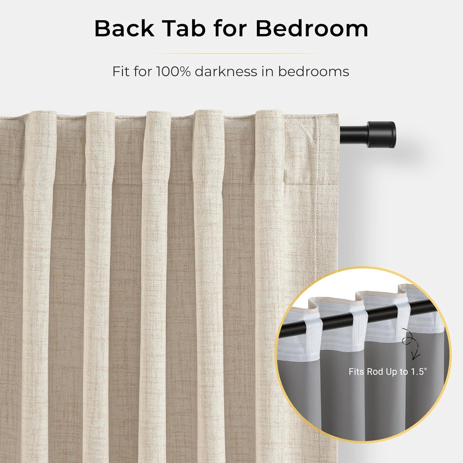 INOVADAY machine washable curtains simplify maintenance and quick refreshes