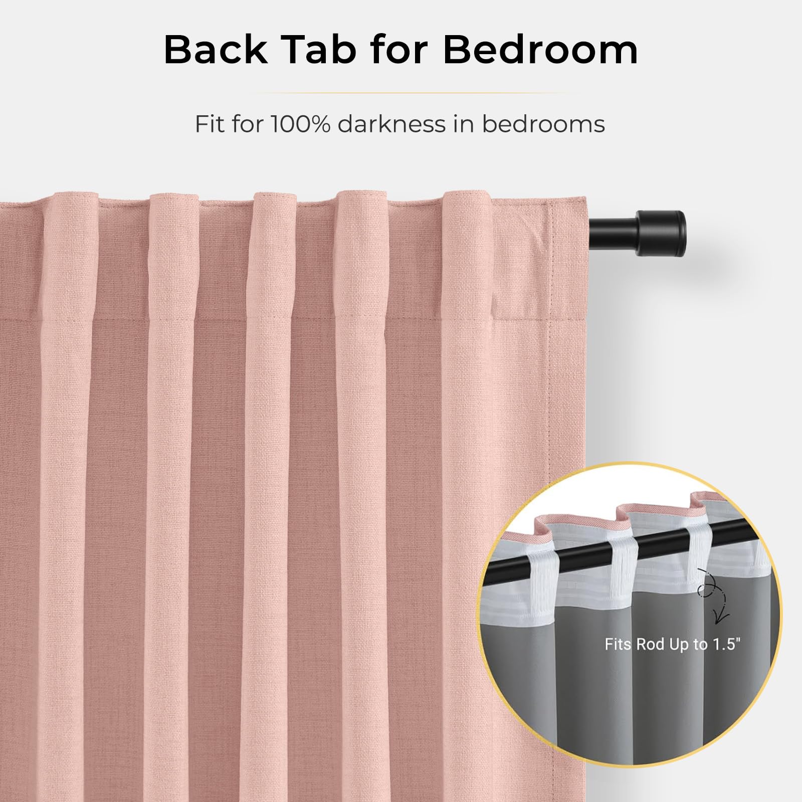 INOVADAY rod-pocket option for easy installation and clean look