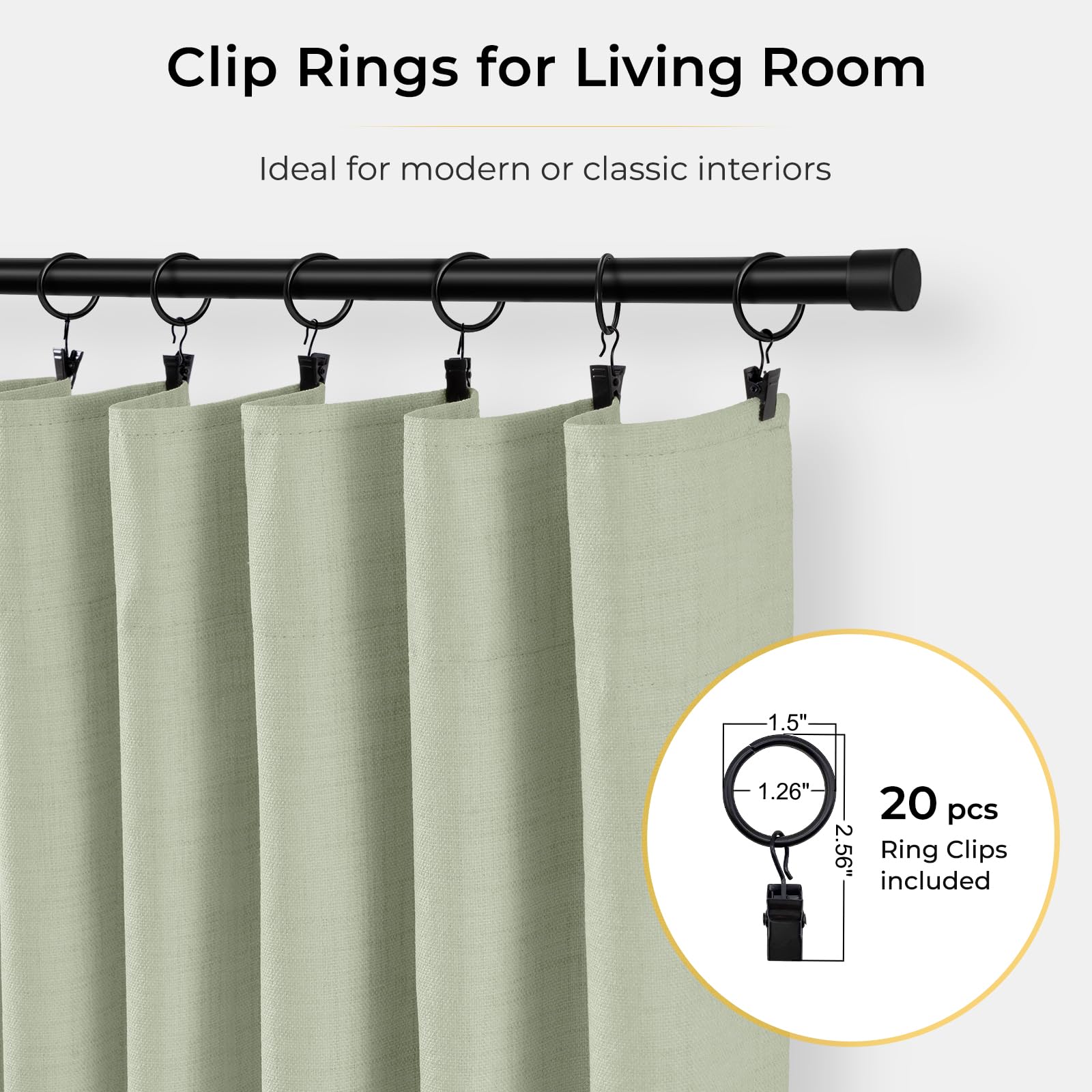 INOVADAY Sage thermal-insulated curtains for year-round comfort