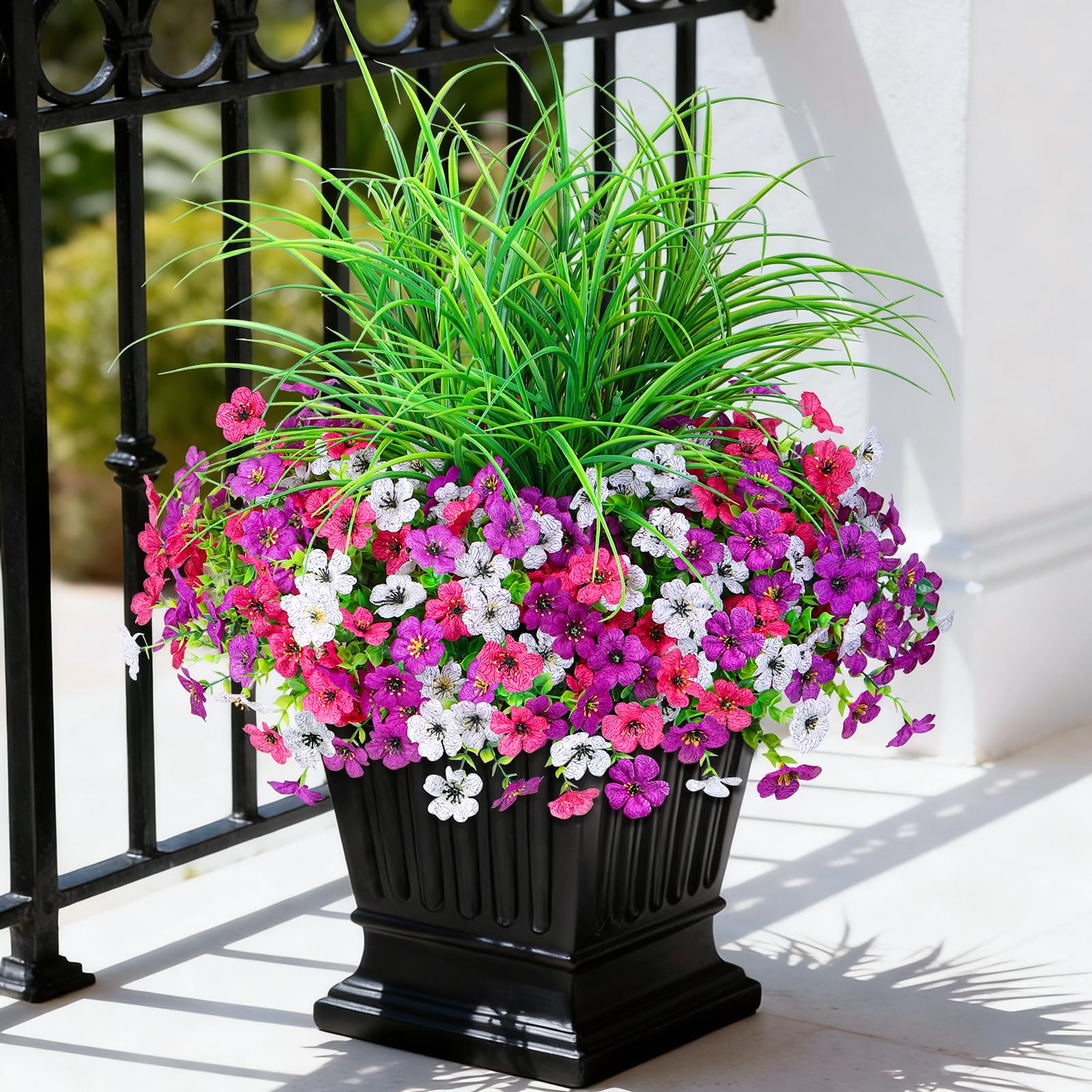 INQCMY weatherproof dyes keep colors vibrant on outdoor artificial blooms