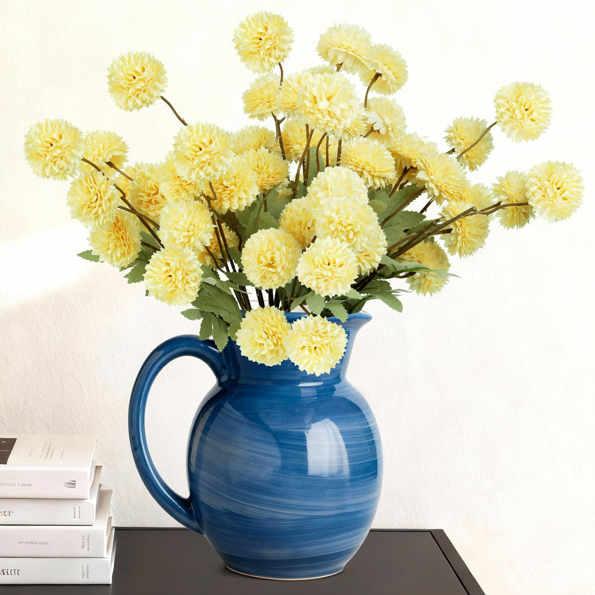INQCMY artificial flowers 12pcs package for a wedding backdrop with lasting color