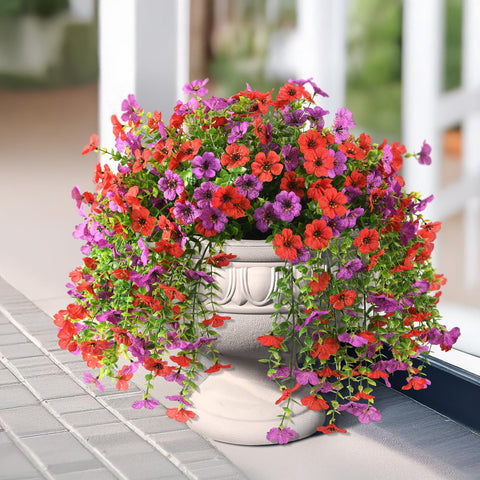 INQCMY easy-install hanging blooms ideal for quick home decor updates.
