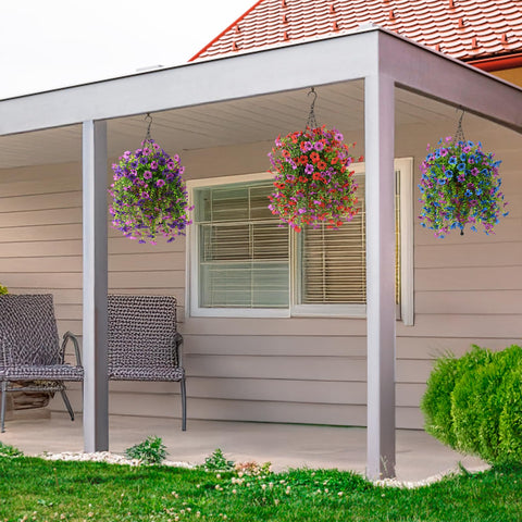 INQCMY two-bundle set delivering full, lush appearance in entryways or balconies.