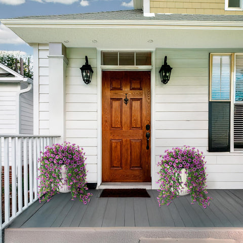 INQCMY daisy arrangement for outdoor porch decor, lifelike yet low-maintenance.