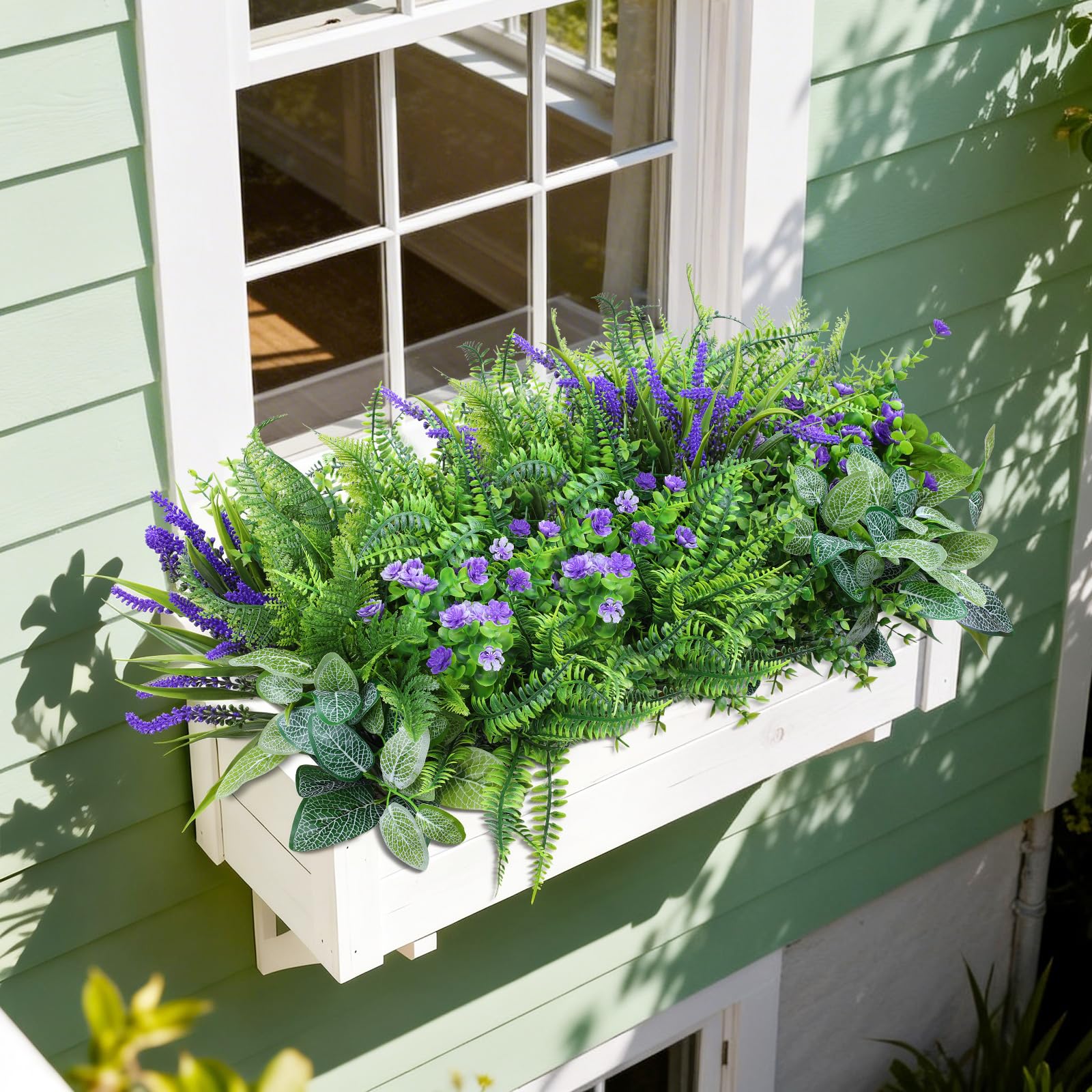 INQCMY flexible stems simplify DIY planter or hanging basket styling.