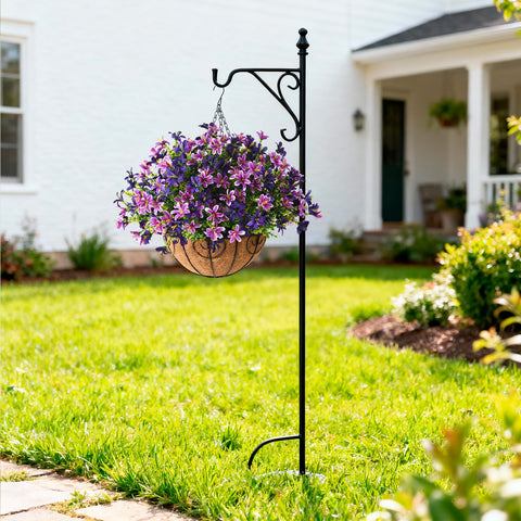 INQCMY flexible wire stems allow bending to fit planters and baskets