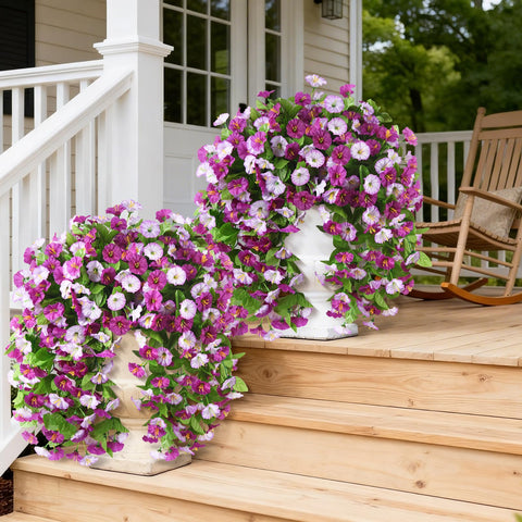 INQCMY hanging ornamental plants ideal for porches and balconies