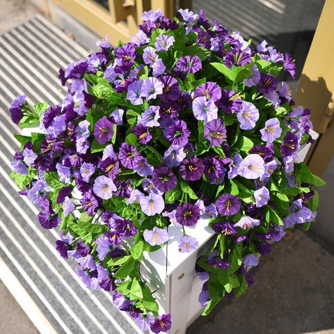 INQCMY hanging plants for porch display add year-round color