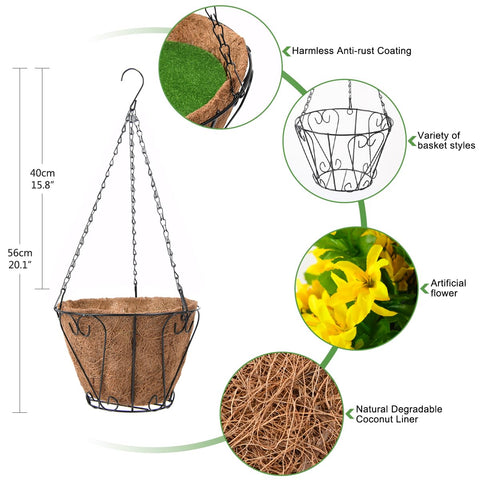 INQCMY lifelike green leaves enhance realistic garden decor without maintenance.