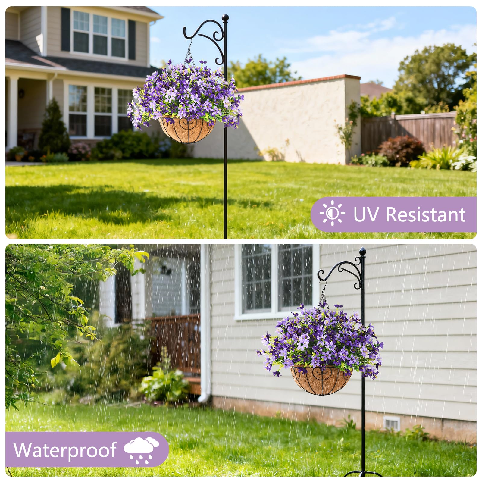INQCMY low-maintenance decor provides instant color for any space.