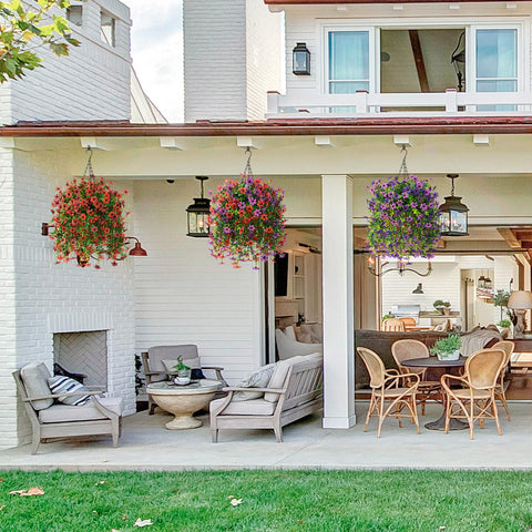 INQCMY outdoor decor perfect for porch, balcony, or patio.