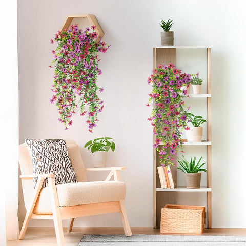 INQCMY UV-resistant blossoms stay vibrant in sunlit outdoor spaces.